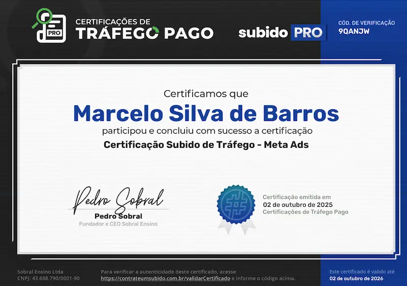 Certificado Google Ads