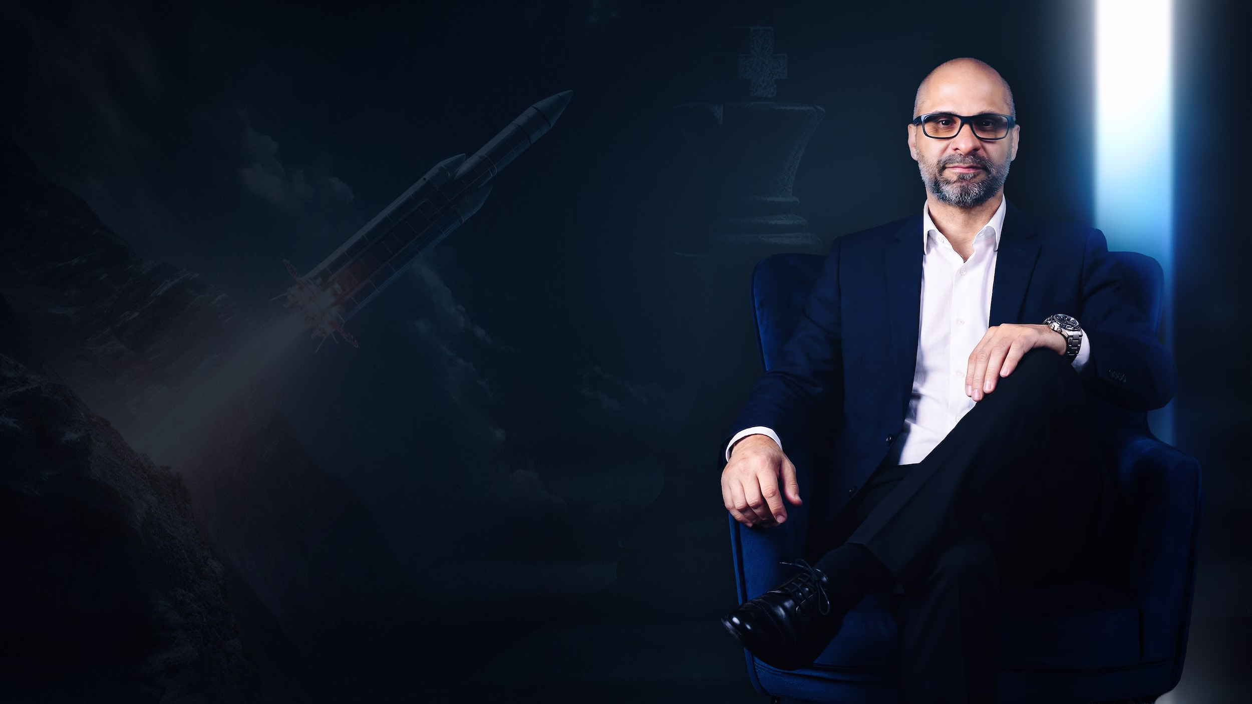 Profissional médico em clínica moderna